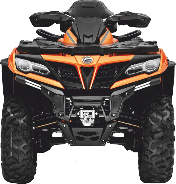 Choose an orange ATV for your next ATV rental in Paros and experience the island in style.